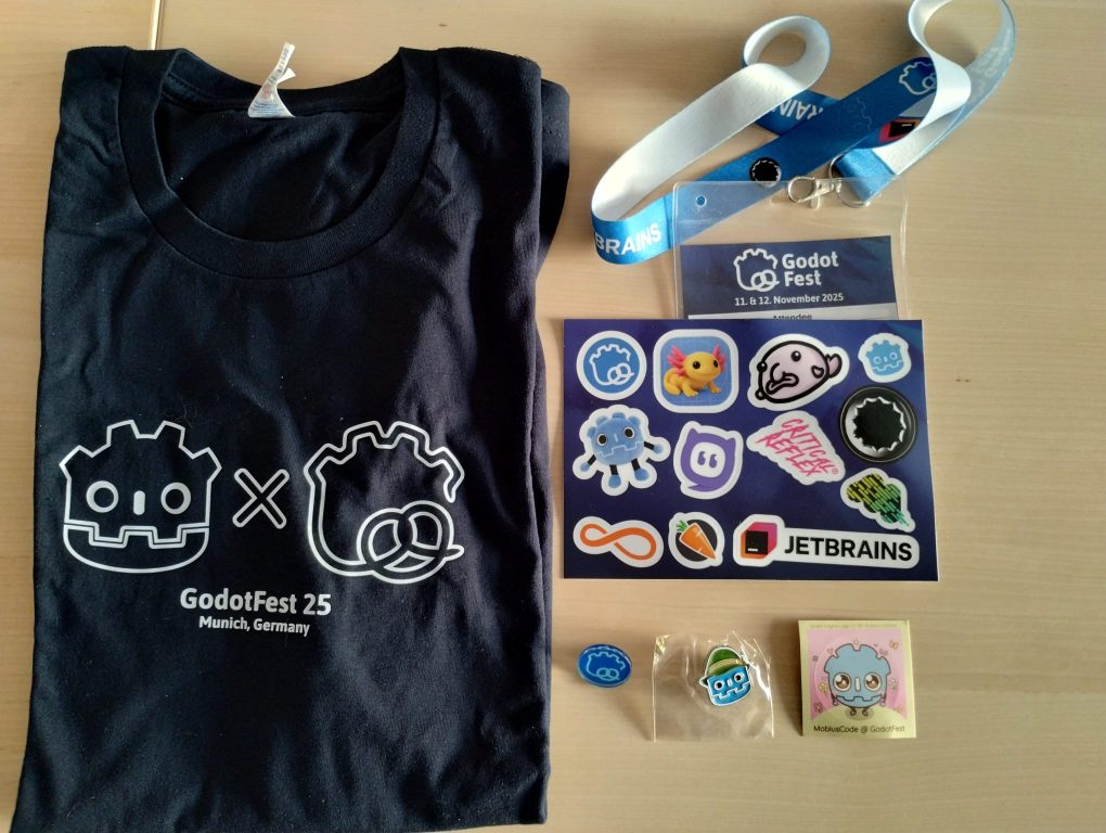 GodotFest 2025 brief day1 summary (+venue, +loot)